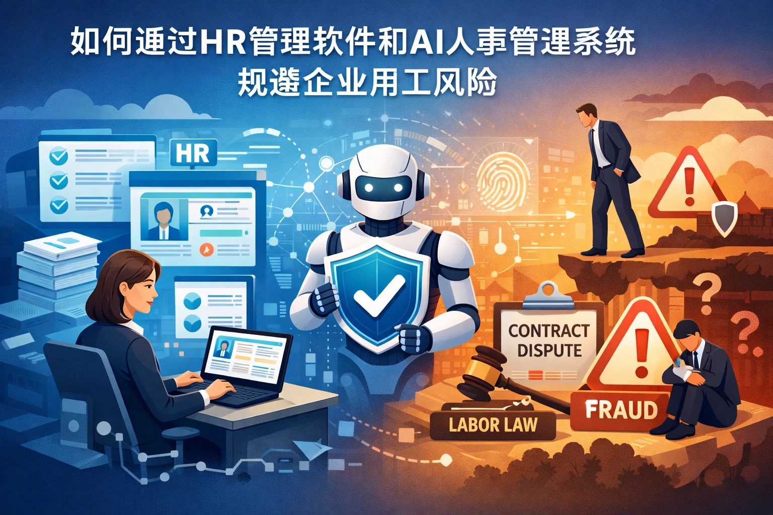 如何通过HR管理软件和AI人事管理系统规避企业用工风险