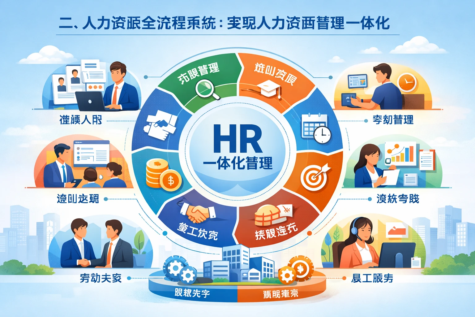 二、人力资源全流程系统：实现人力资源管理一体化