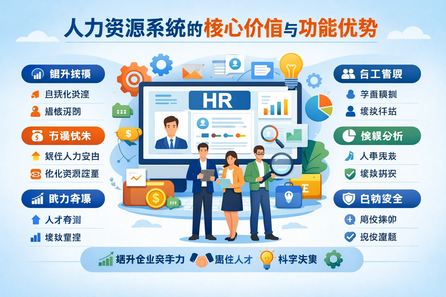 人力资源系统的核心价值与功能优势