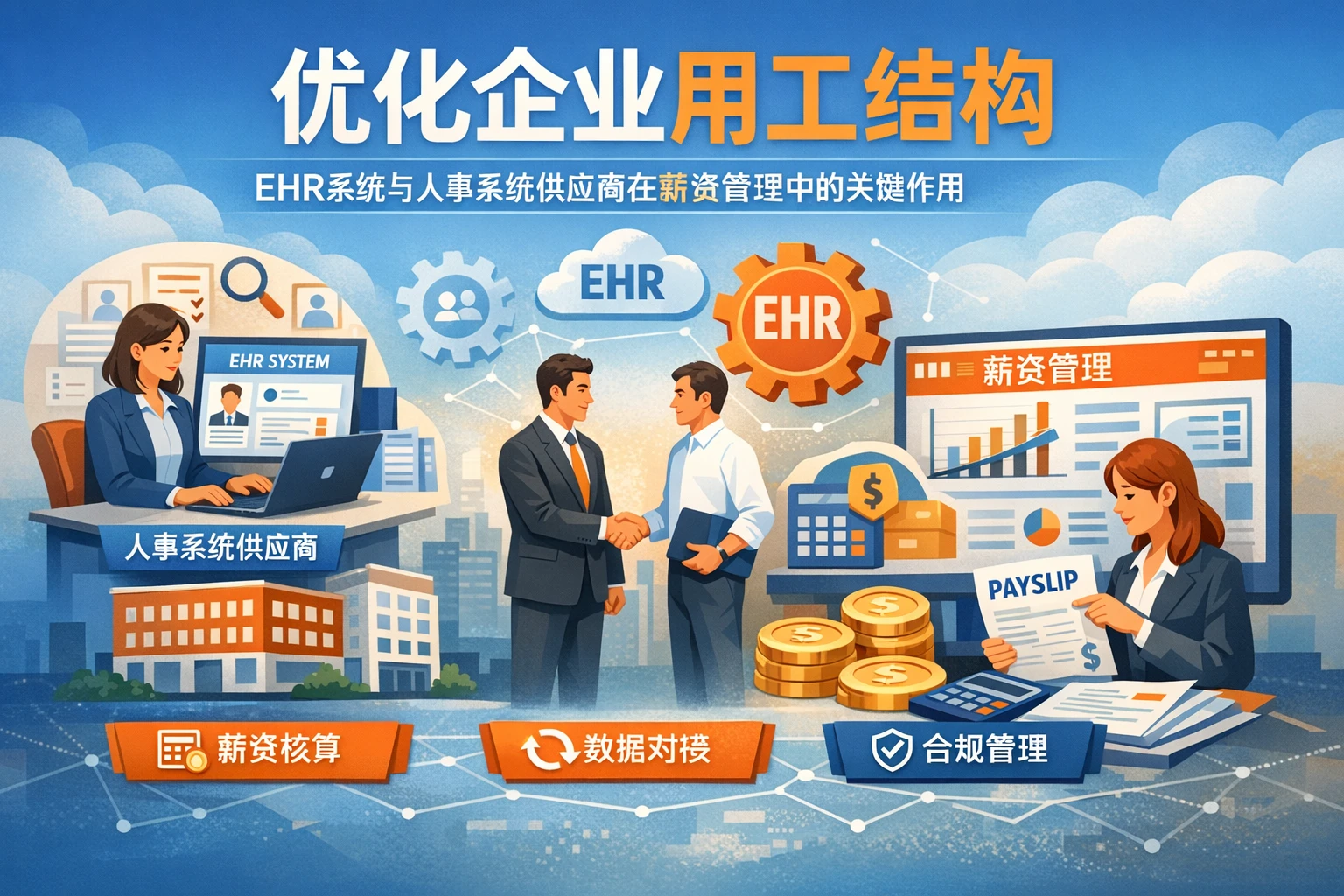 优化企业用工结构：EHR系统与人事系统供应商在薪资管理中的关键作用