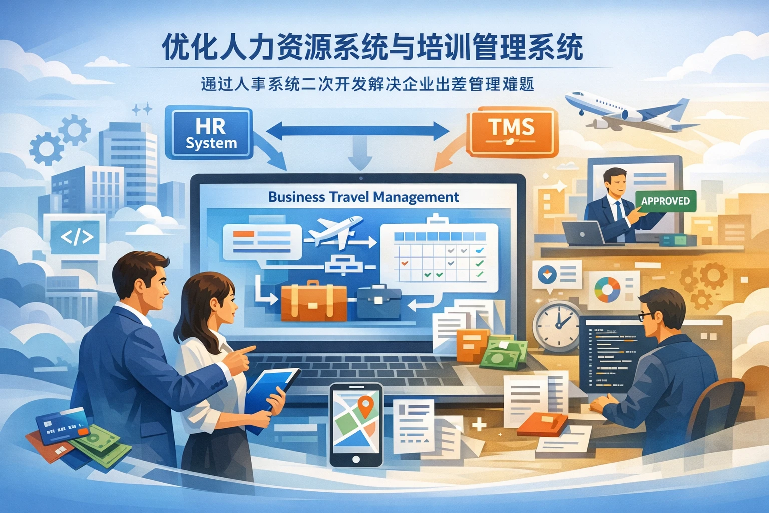 优化人力资源系统与培训管理系统:通过人事系统二次开发解决企业出差管理难题
