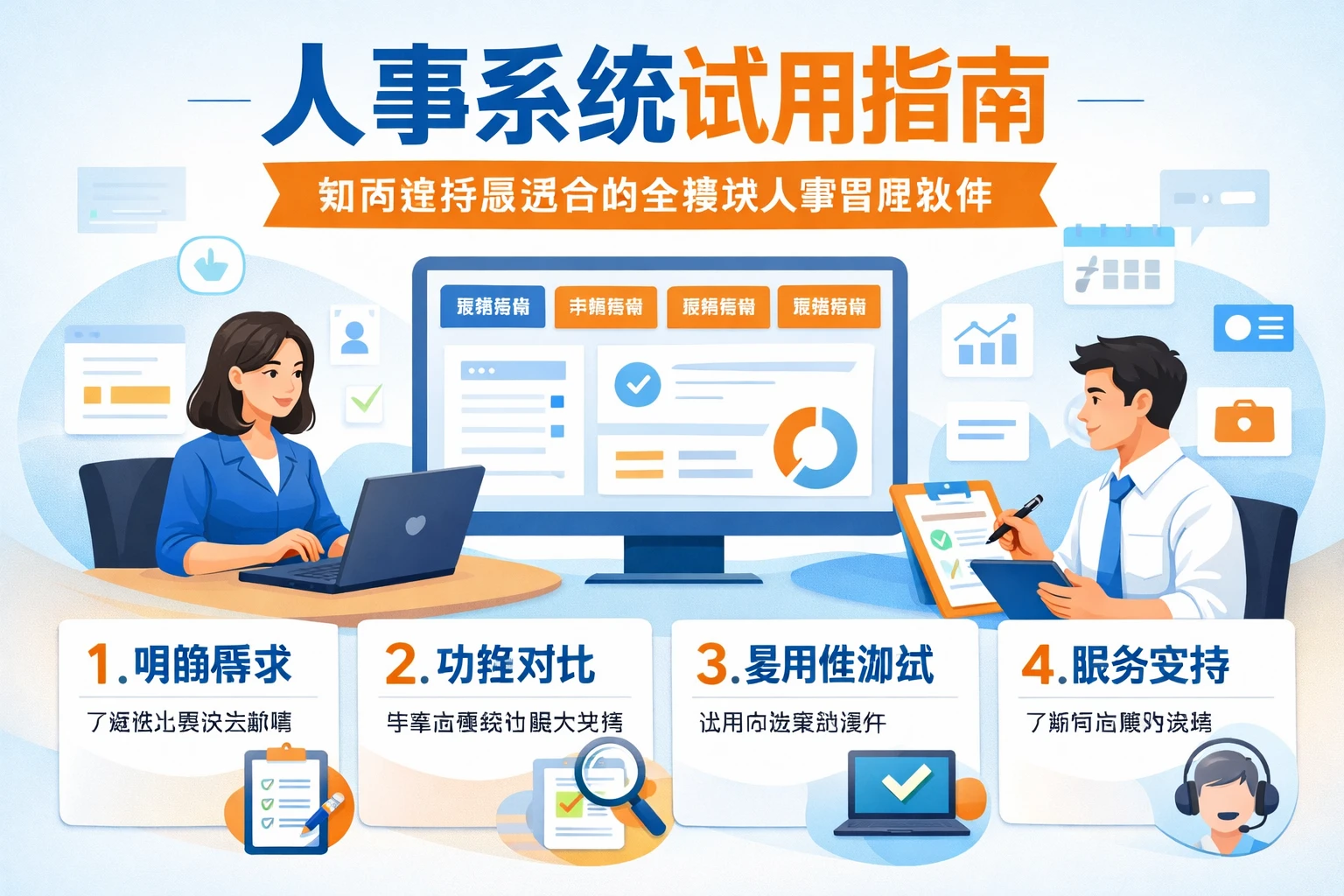 人事系统试用指南：如何选择最适合的全模块人事管理软件