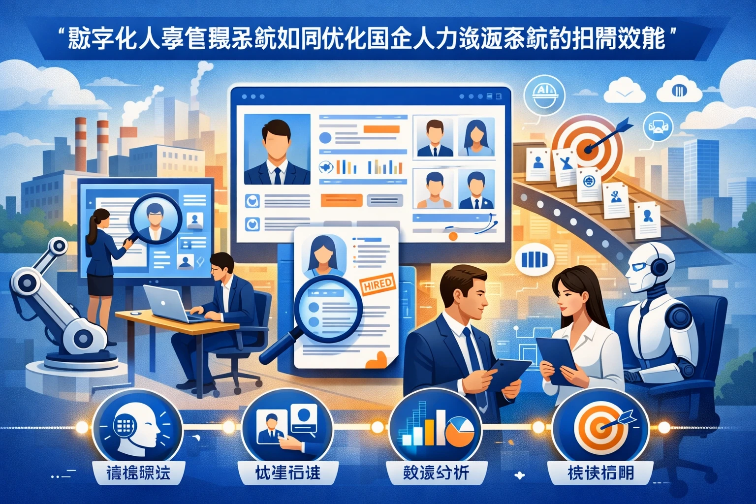 数字化人事管理系统如何优化国企人力资源系统的招聘效能