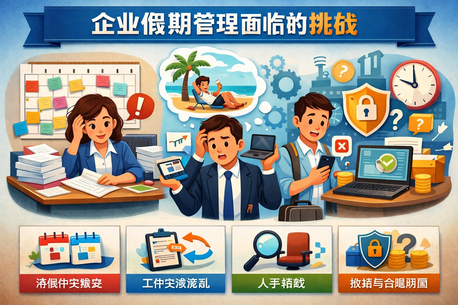 企业假期管理面临的挑战