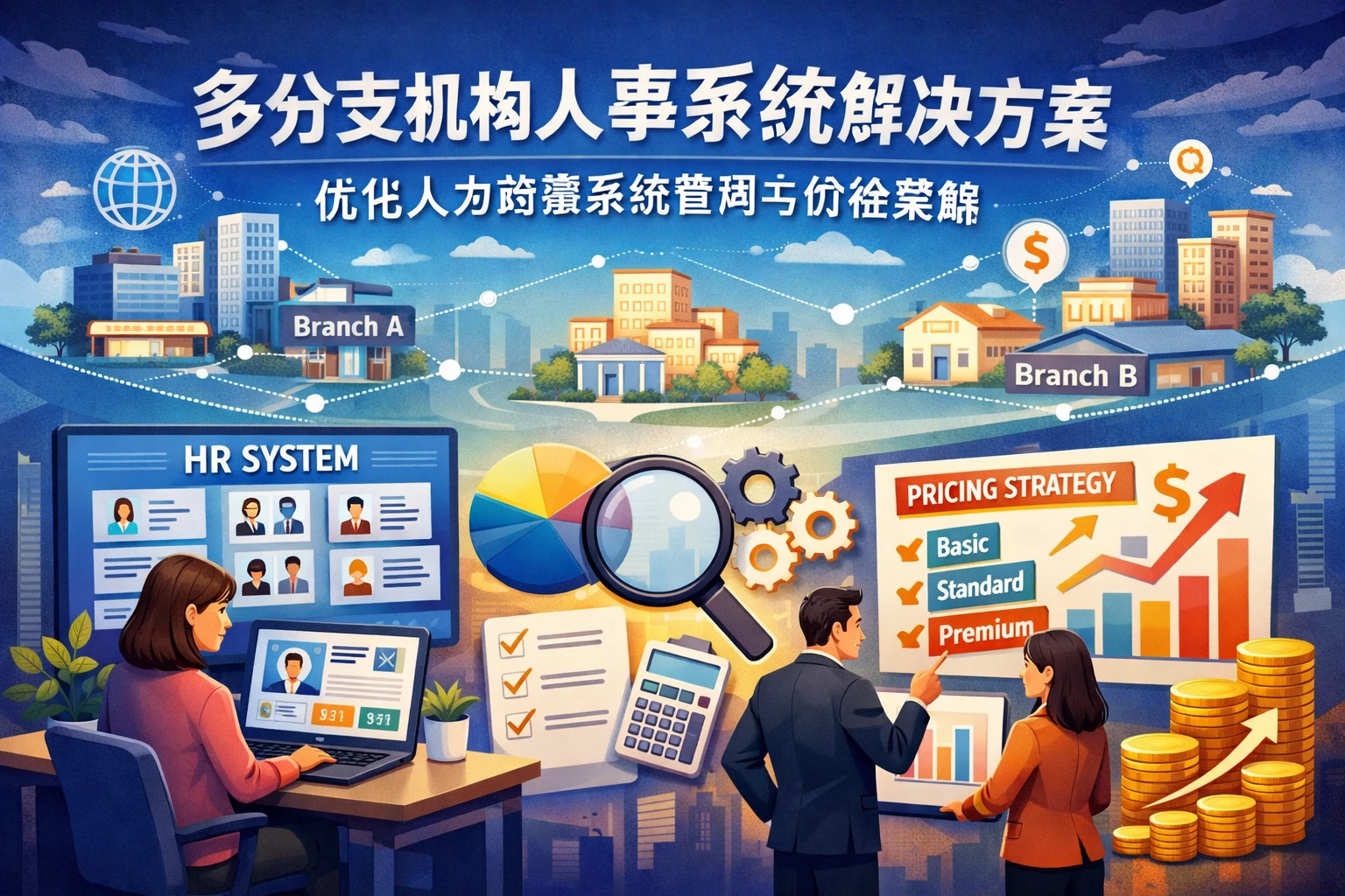 多分支机构人事系统解决方案：优化人力资源系统管理与价格策略