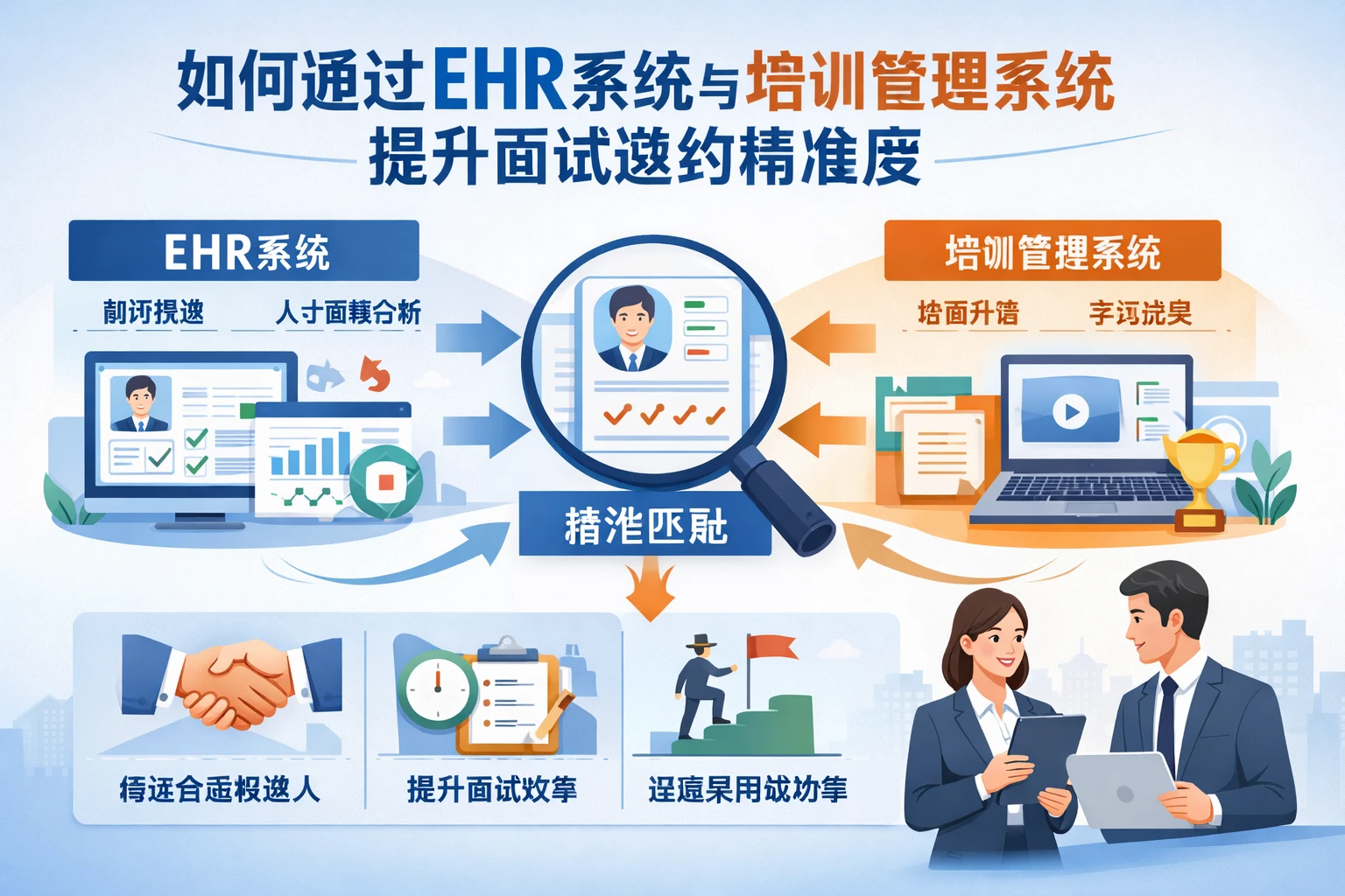 如何通过EHR系统与培训管理系统提升面试邀约精准度