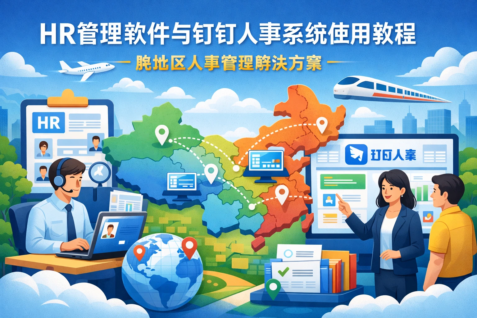 HR管理软件与钉钉人事系统使用教程：跨地区人事管理解决方案
