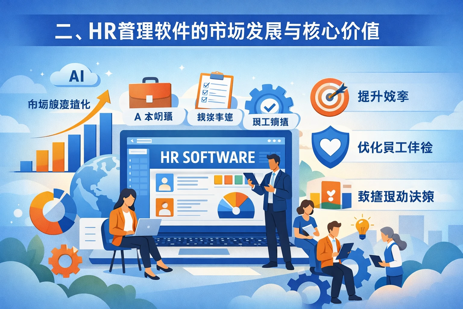 二、HR管理软件的市场发展与核心价值