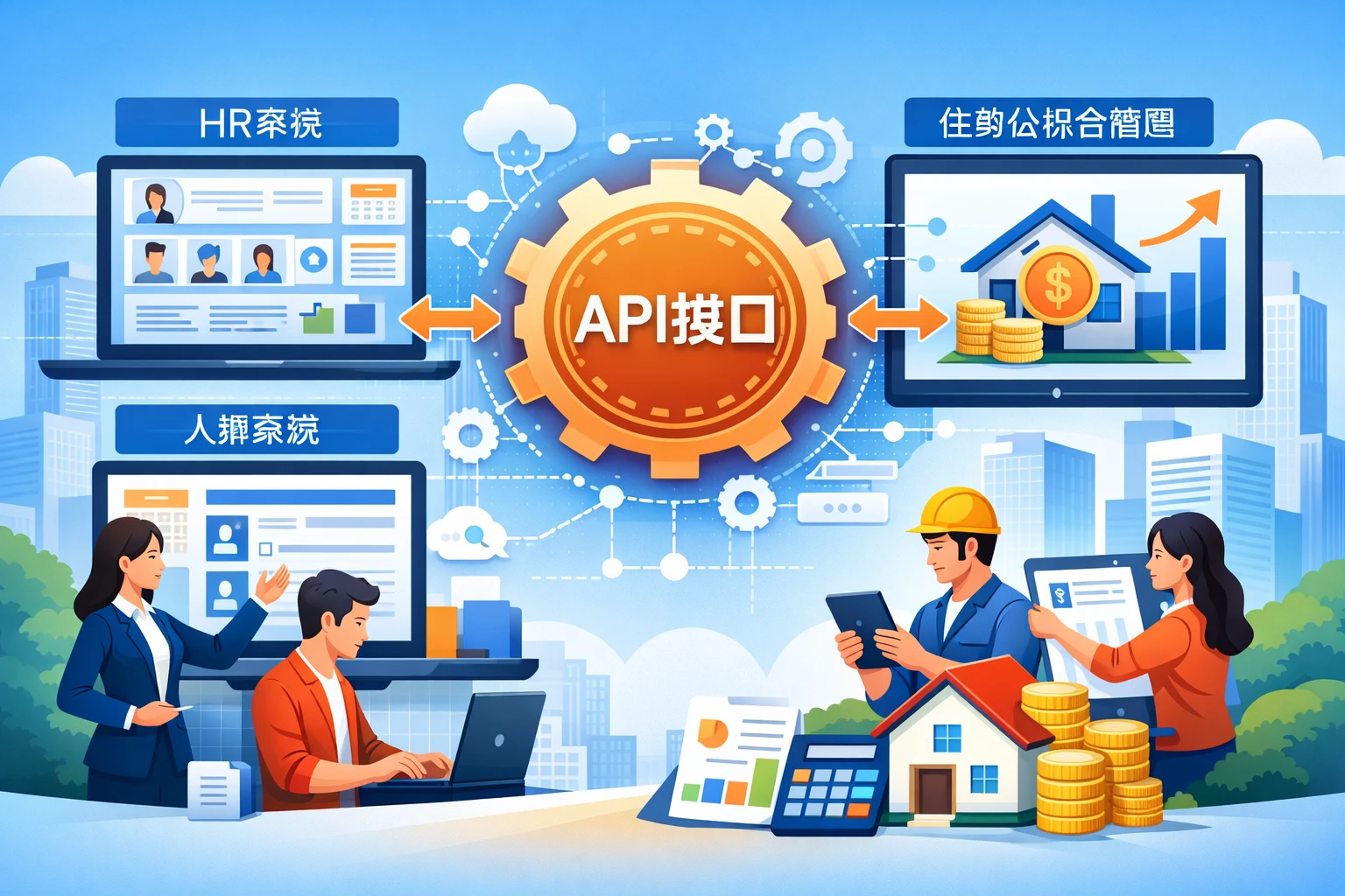 HR系统与人事系统解决方案：通过API接口优化住房公积金管理