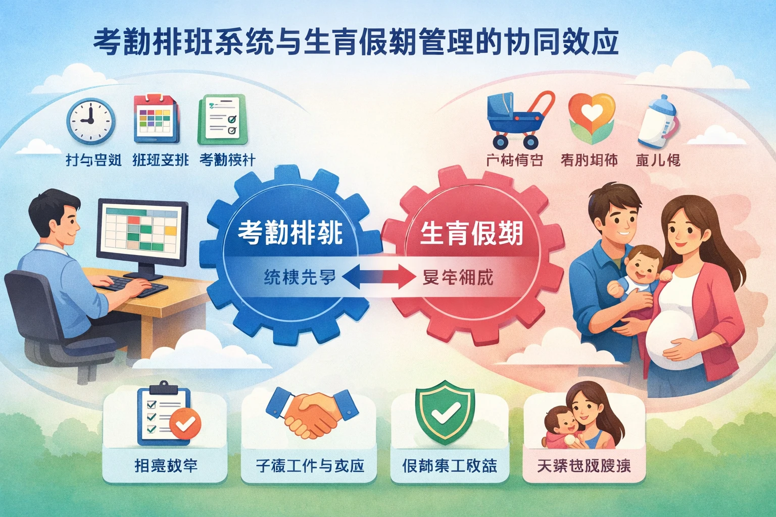 考勤排班系统与生育假期管理的协同效应