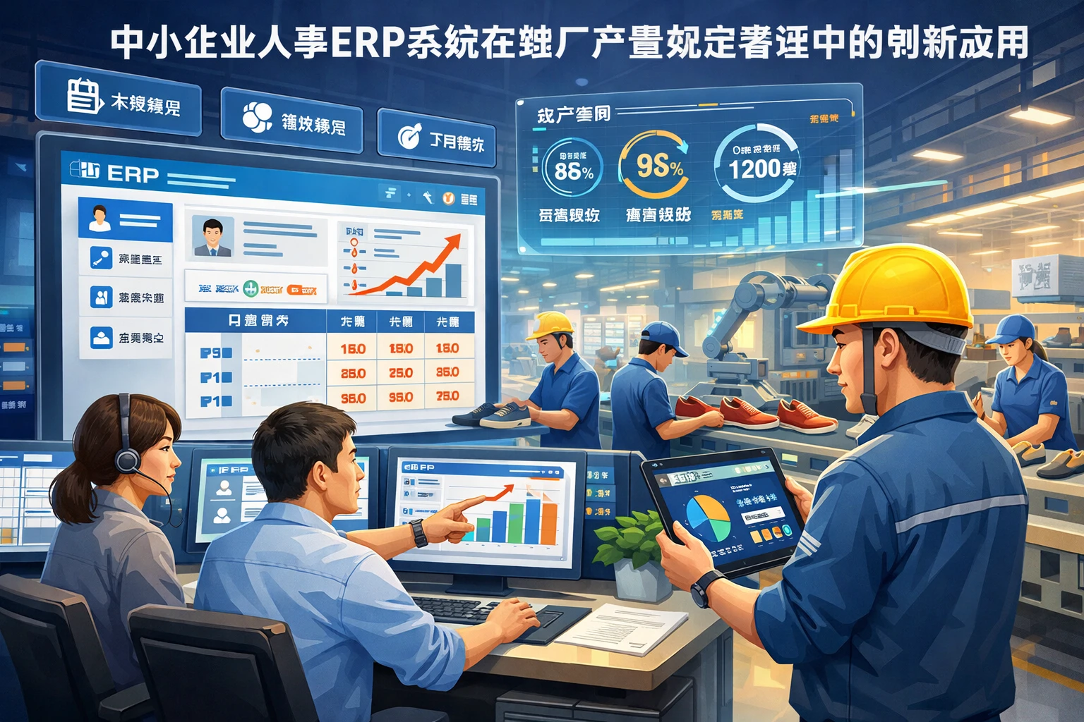 中小企业人事ERP系统在鞋厂产量规定管理中的创新应用