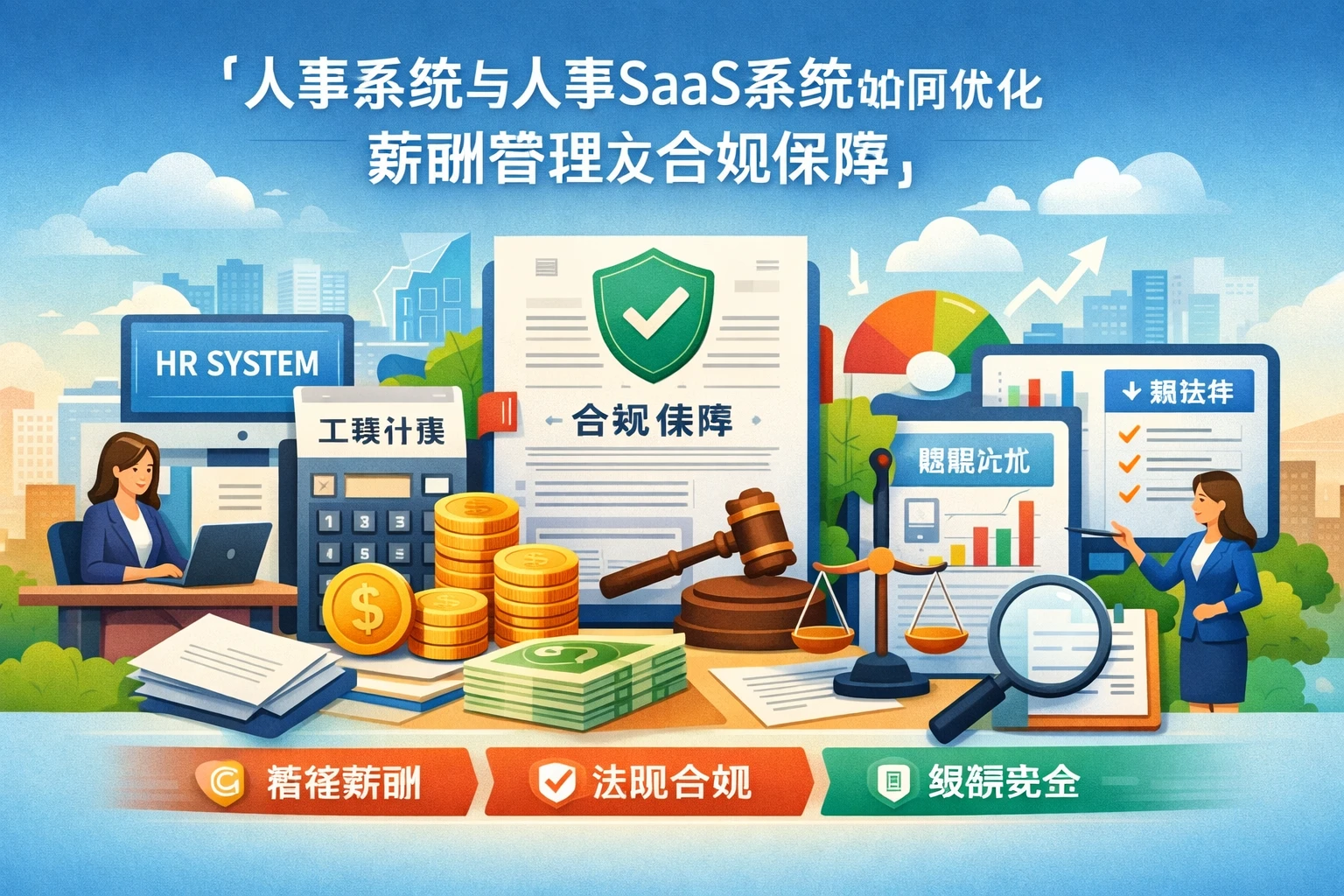 人事系统与人事SaaS系统如何优化薪酬管理及合规保障