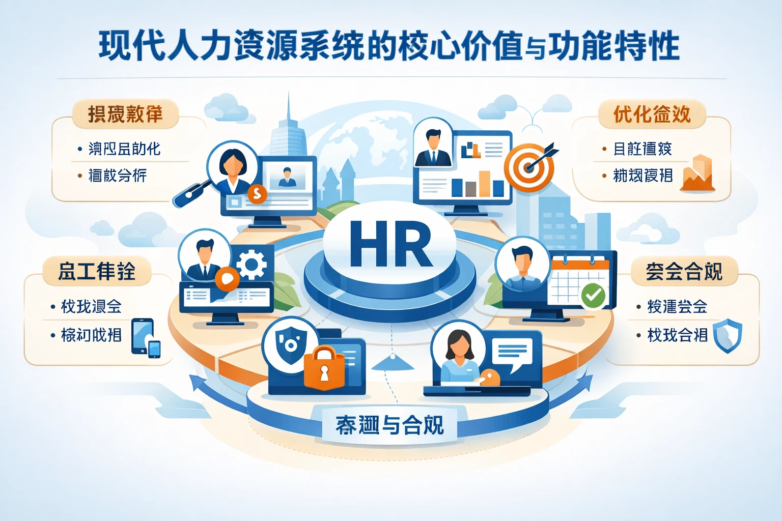 现代人力资源系统的核心价值与功能特性