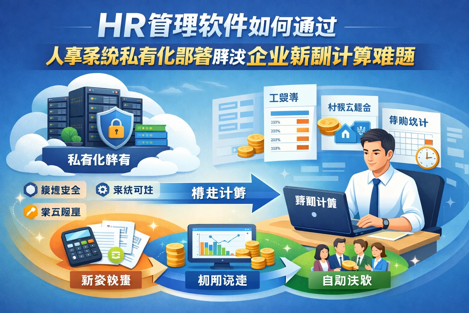 HR管理软件如何通过人事系统私有化部署解决企业薪酬计算难题