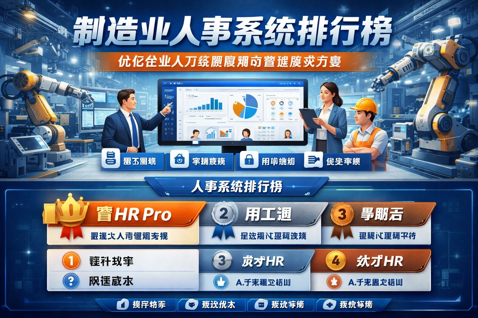 制造业人事系统排行榜：优化企业人力资源管理的智能解决方案