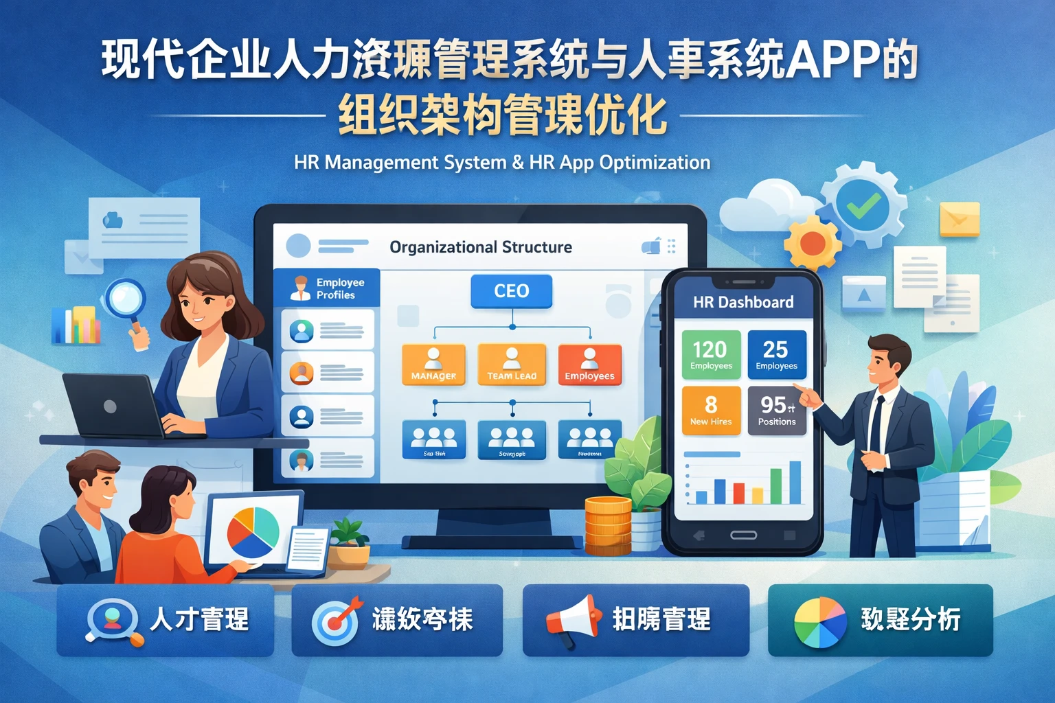 现代企业人力资源管理系统与人事系统APP的组织架构管理优化