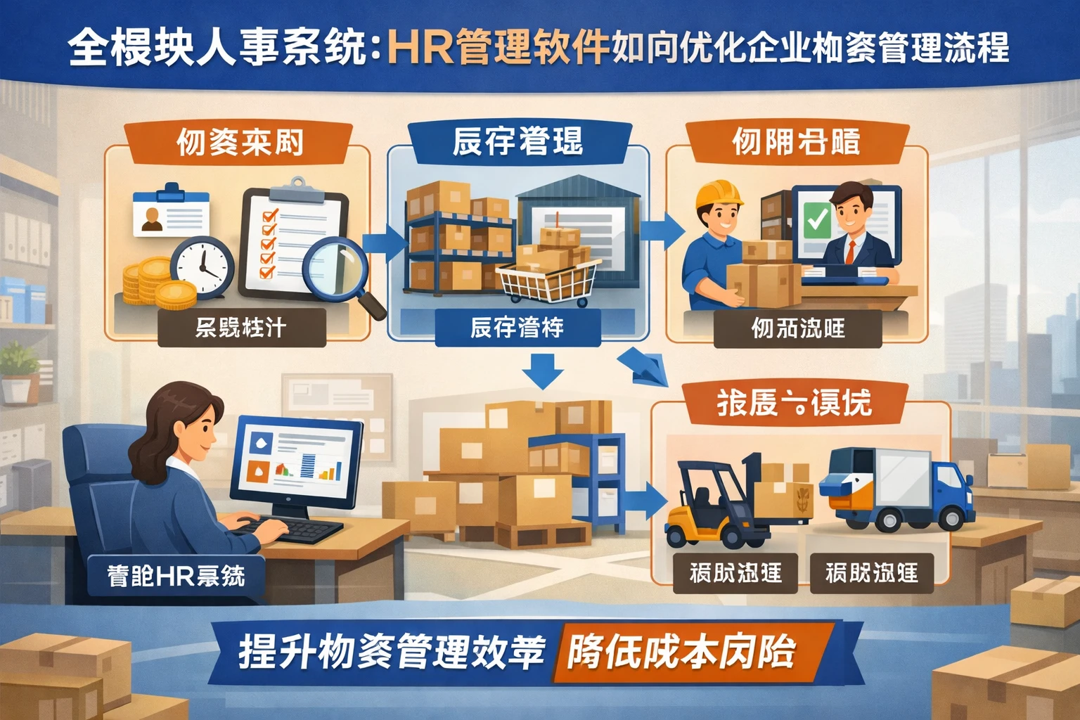 全模块人事系统：HR管理软件如何优化企业物资管理流程
