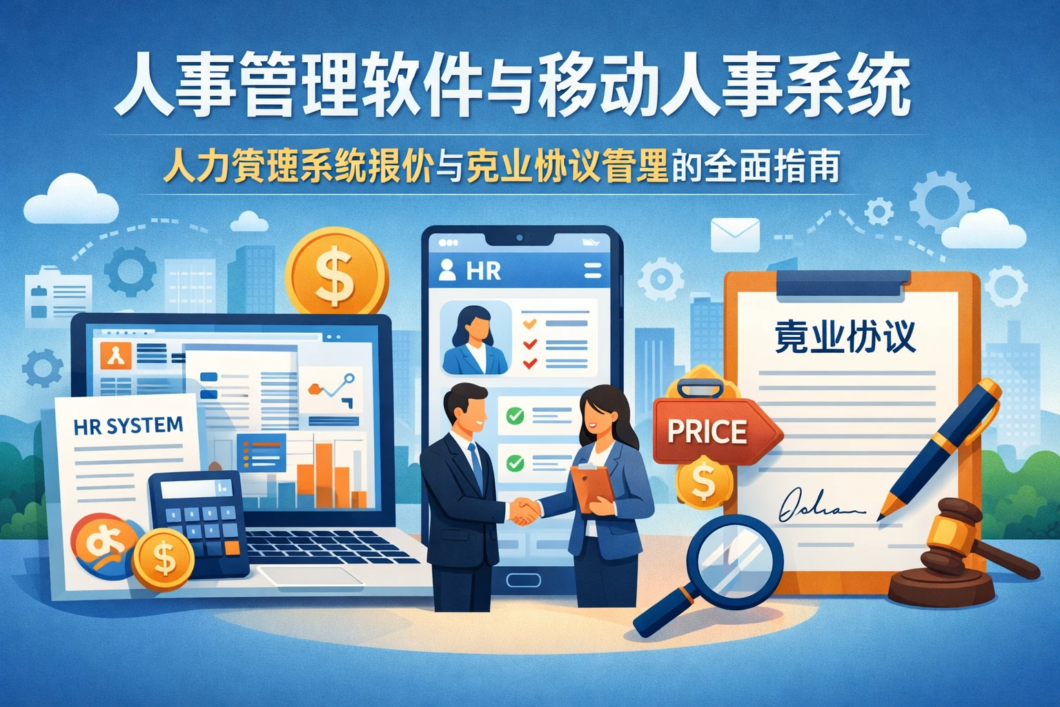 人事管理软件与移动人事系统：人力资源系统报价与竞业协议管理的全面指南