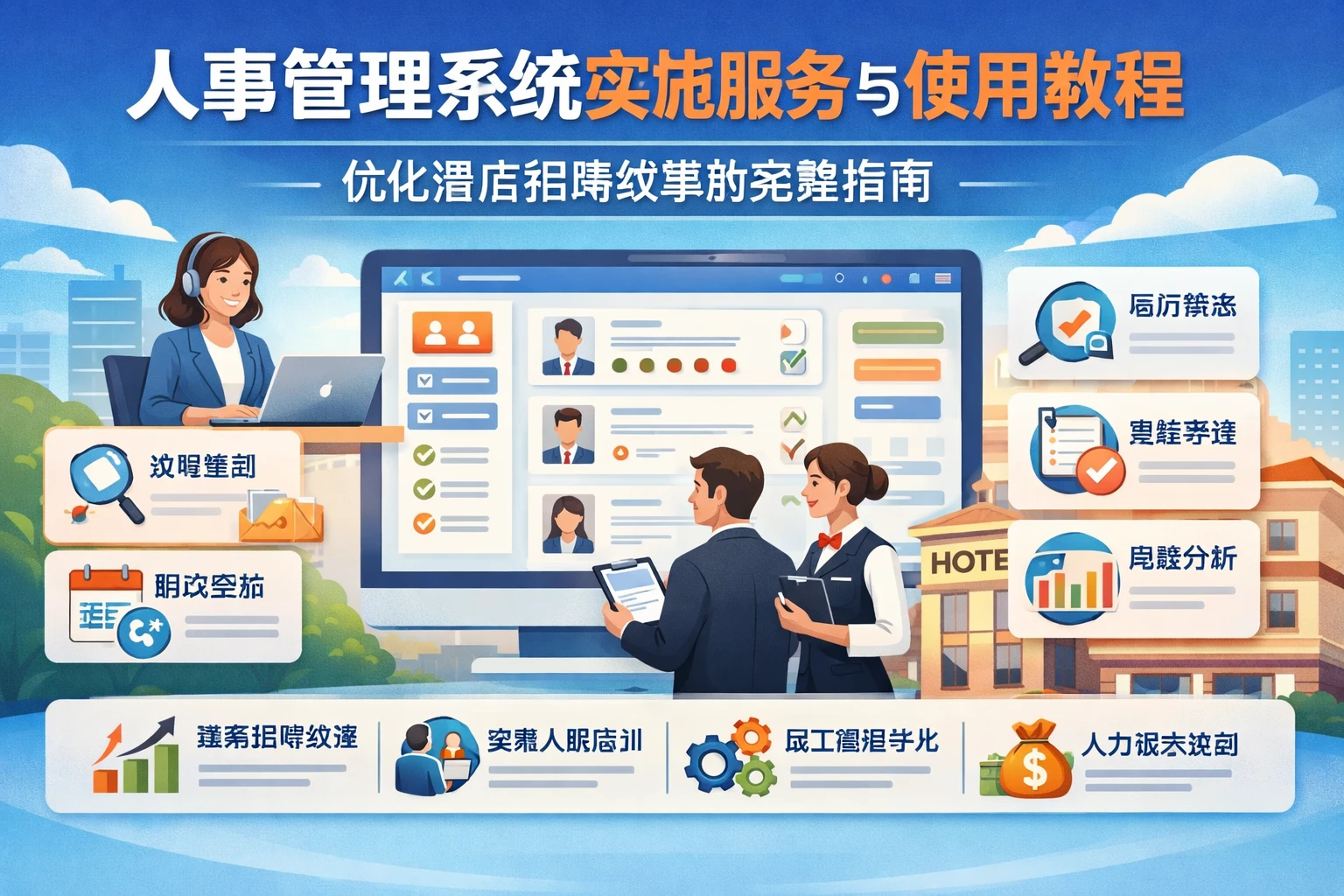 人事管理系统实施服务与使用教程：优化酒店招聘效率的完整指南