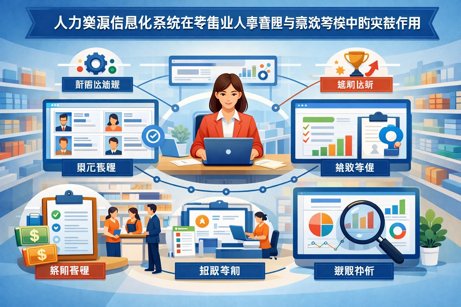 人力资源信息化系统在零售业人事管理与绩效考核中的关键作用