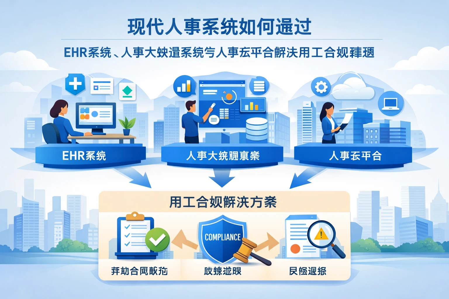 现代人事系统如何通过EHR系统、人事大数据系统与人事云平台解决用工合规难题
