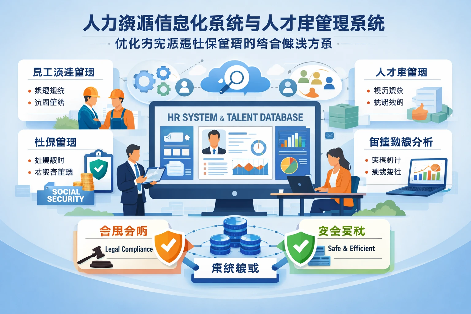 人力资源信息化系统与人才库管理系统：优化劳务派遣社保管理的综合解决方案
