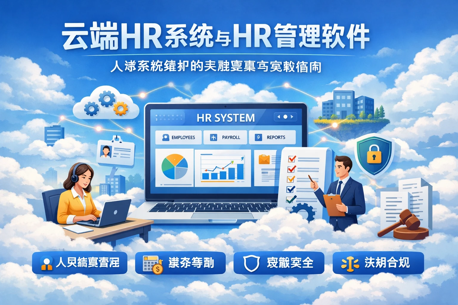 云端HR系统与HR管理软件：人事系统维护的关键要素与实践指南