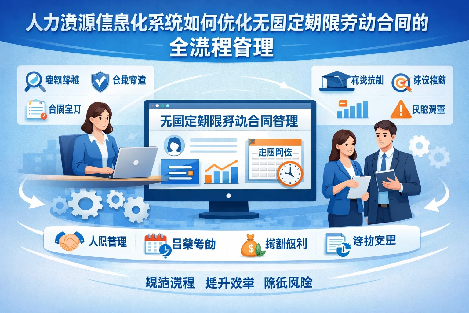 人力资源信息化系统如何优化无固定期限劳动合同的全流程管理