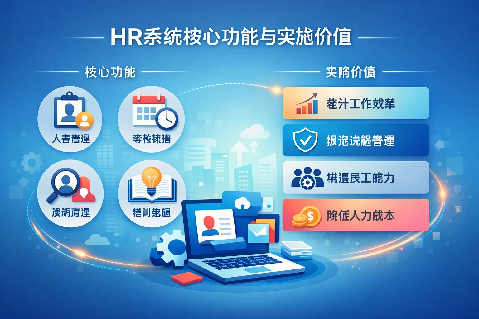 HR系统核心功能与实施价值