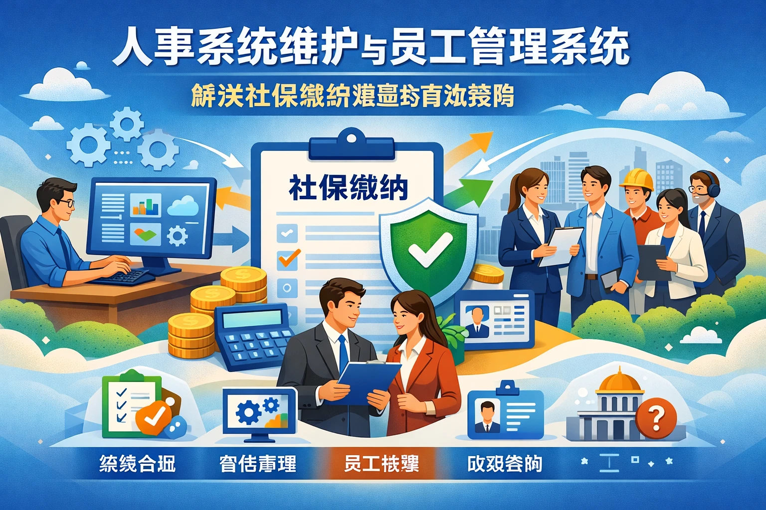 人事系统维护与员工管理系统：解决社保缴纳难题的有效策略