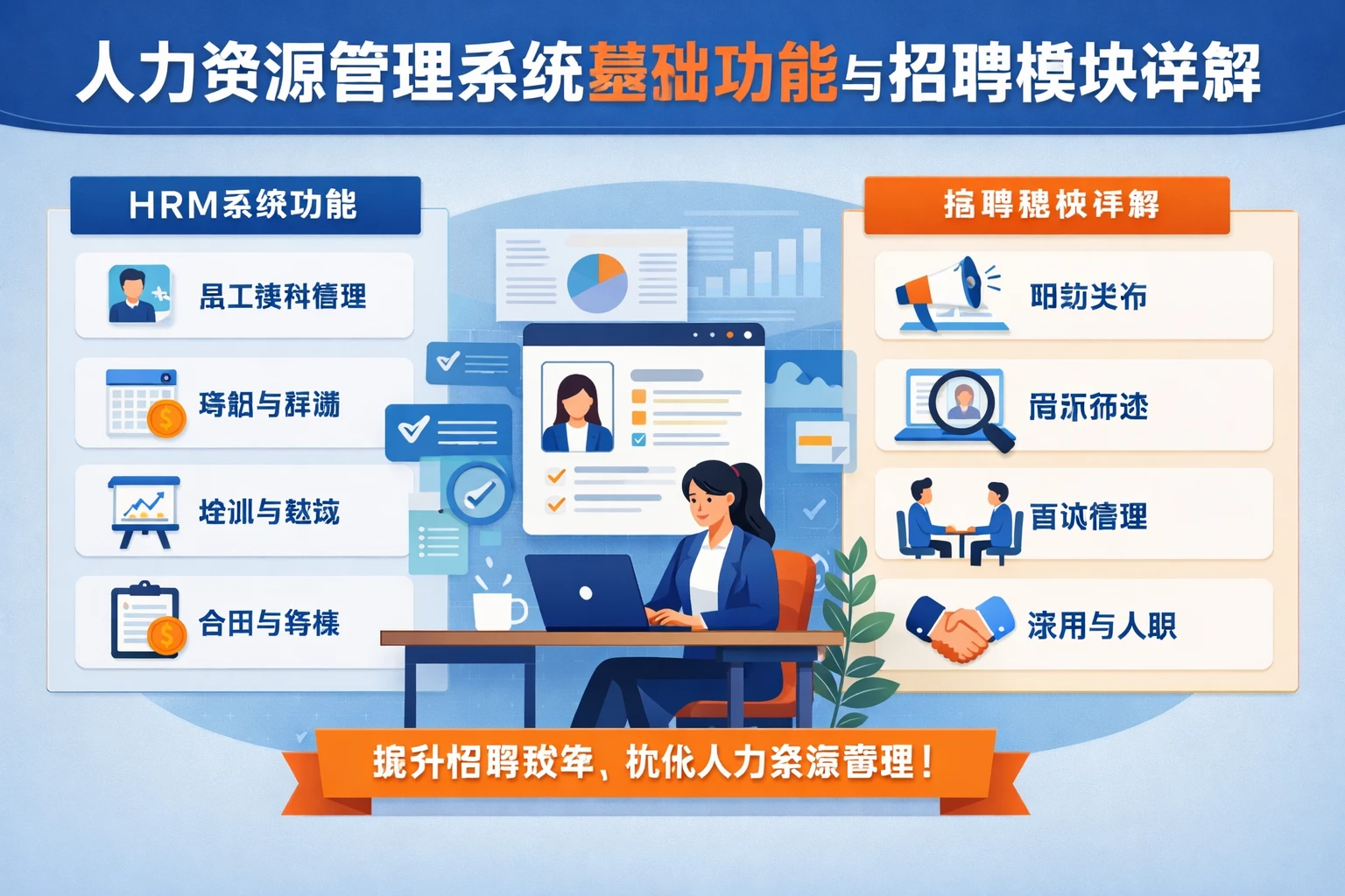 人力资源管理系统基础功能与招聘模块详解