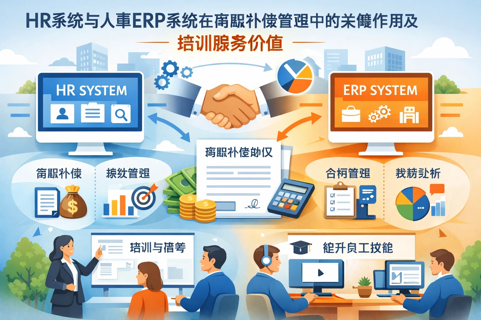 HR系统与人事ERP系统在离职补偿管理中的关键作用及培训服务价值