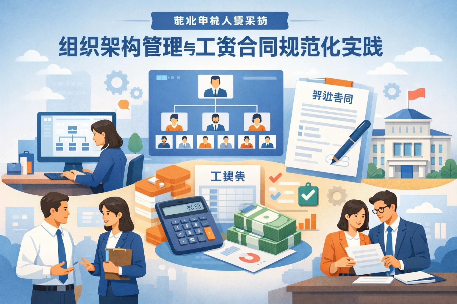 事业单位人事系统中的组织架构管理与工资合同规范化实践