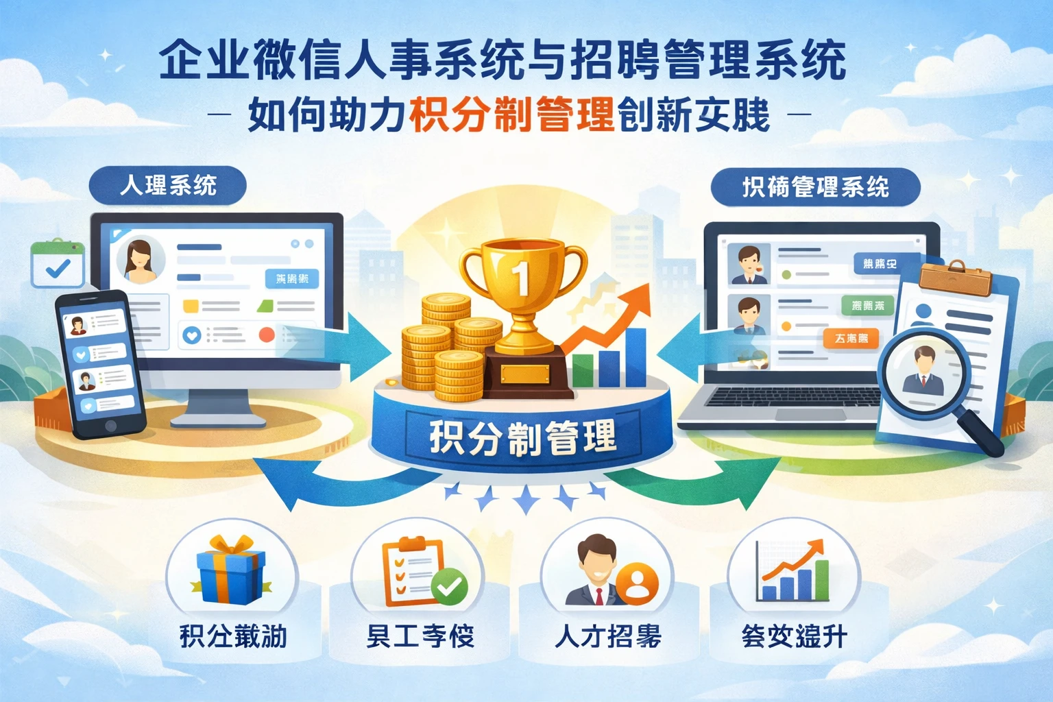 企业微信人事系统与招聘管理系统如何助力积分制管理创新实践