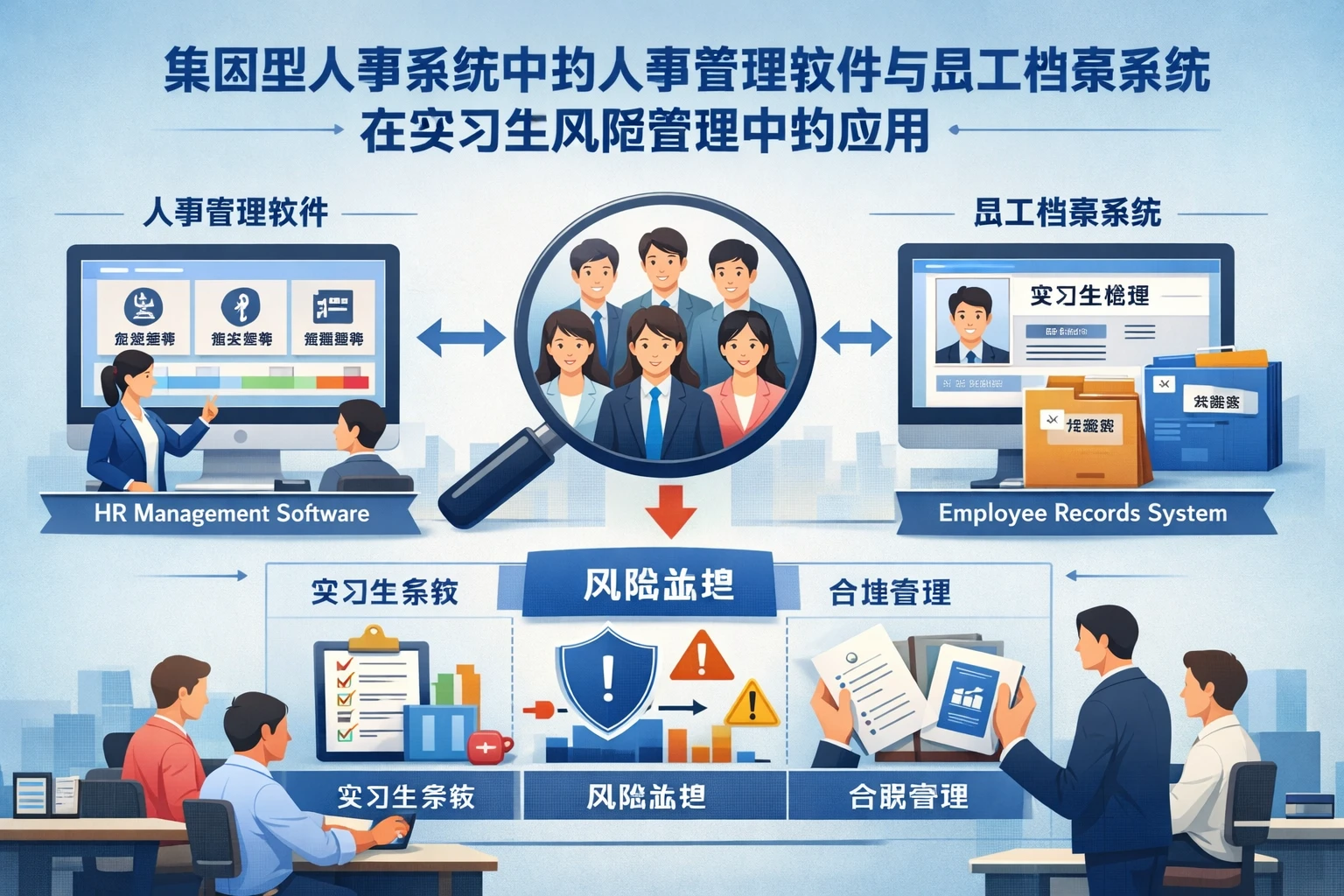 集团型人事系统中的人事管理软件与员工档案系统在实习生风险管理中的应用