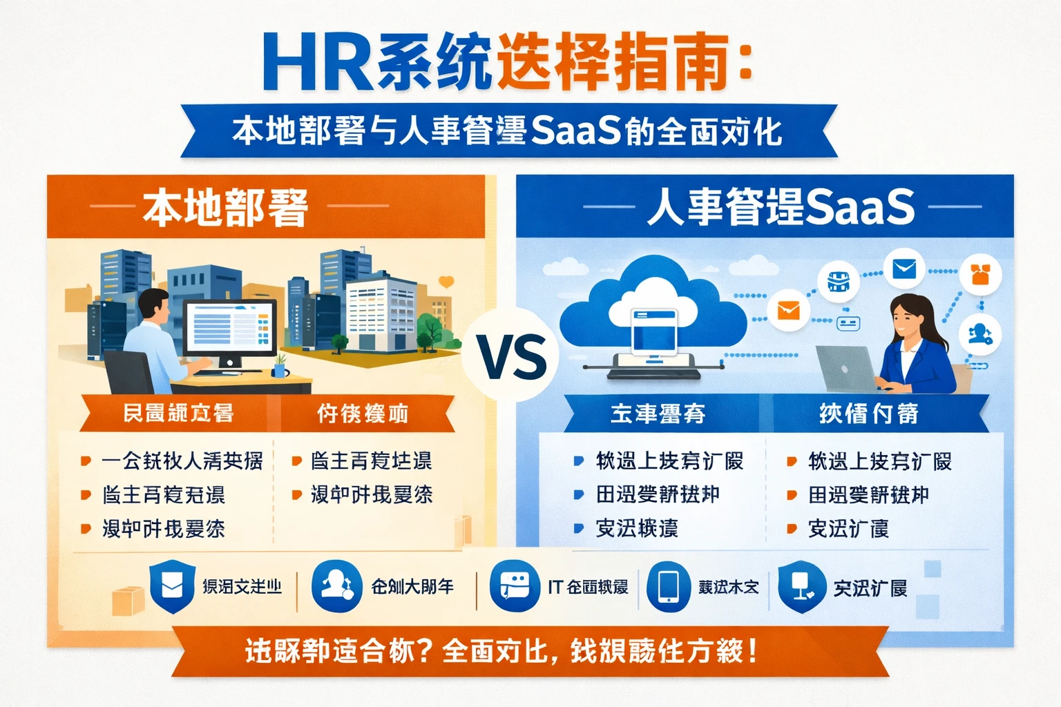 HR系统选择指南:本地部署与人事管理SaaS的全面对比