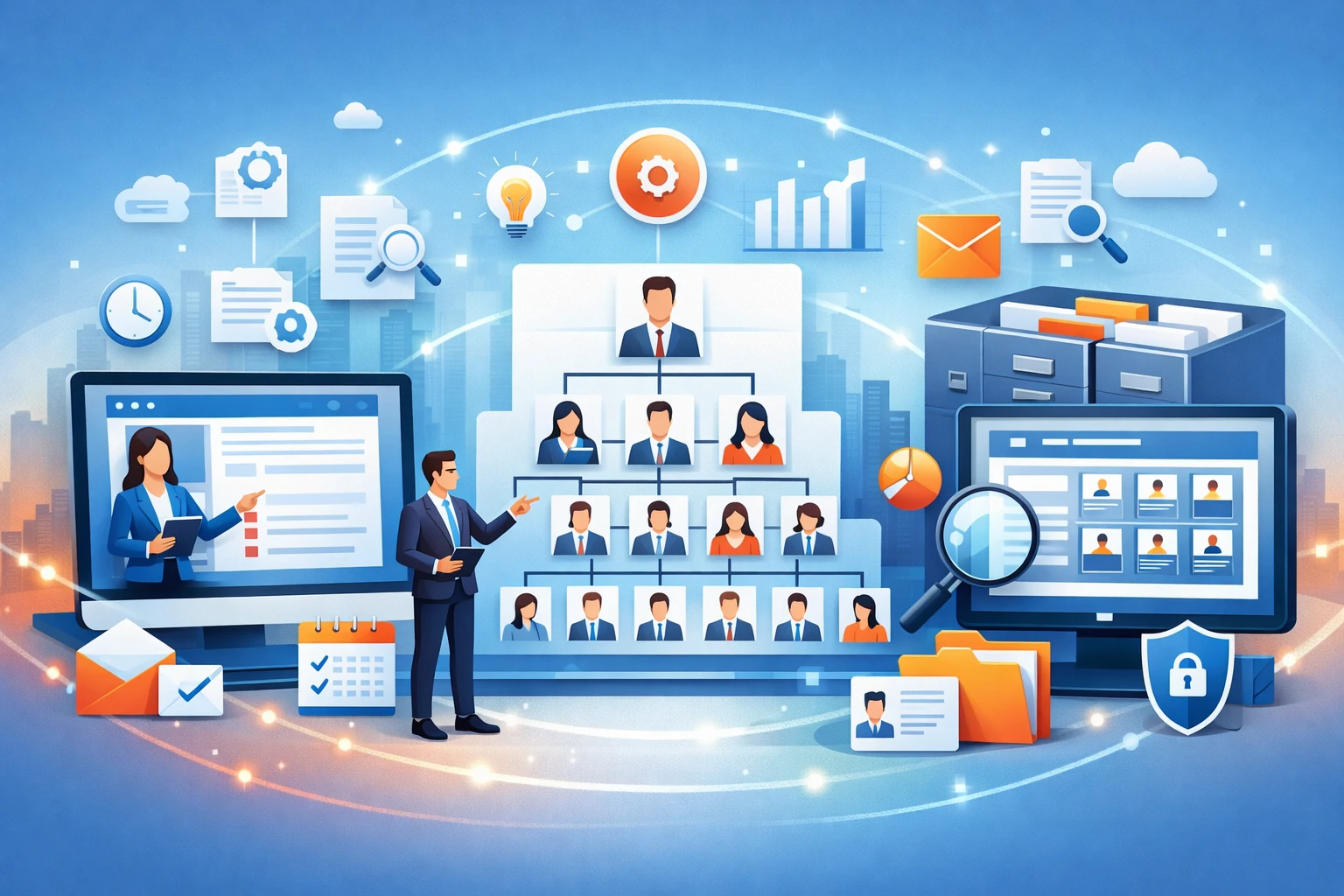 优化企业人力资源:人事管理软件、组织架构管理系统与人事档案管理系统的整合应用