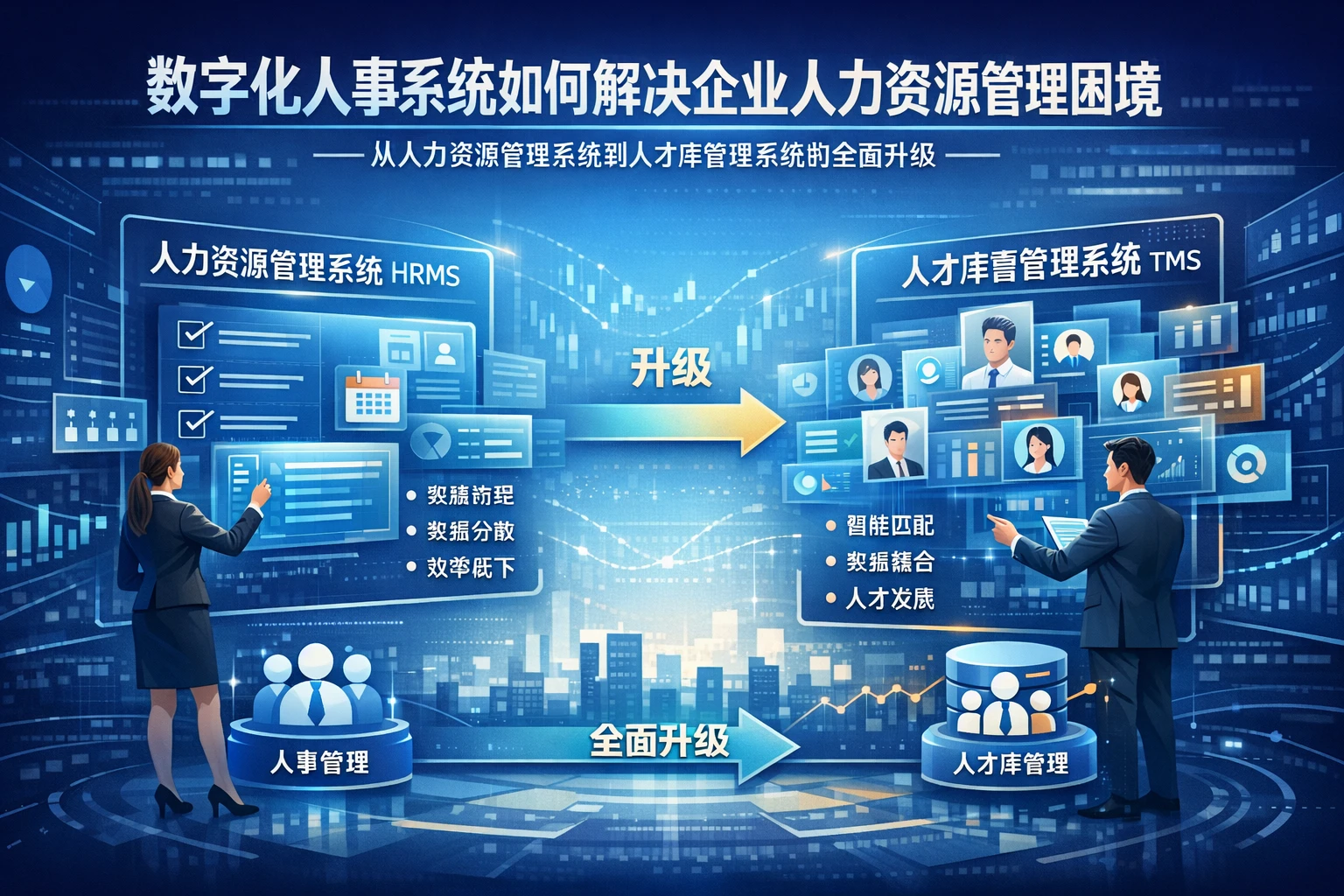 数字化人事系统如何解决企业人力资源管理困境——从人力资源管理系统到人才库管理系统的全面升级