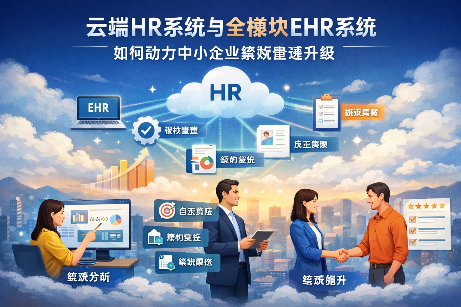 云端HR系统与全模块EHR系统如何助力中小企业绩效管理升级