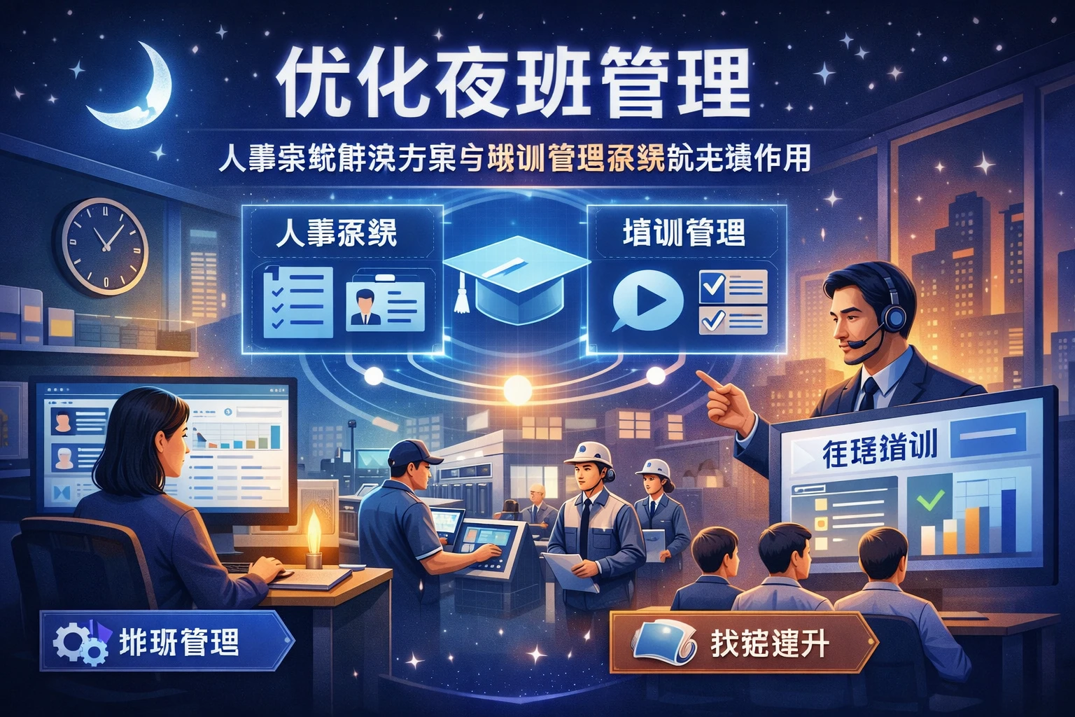 优化夜班管理：人事系统解决方案与培训管理系统的关键作用