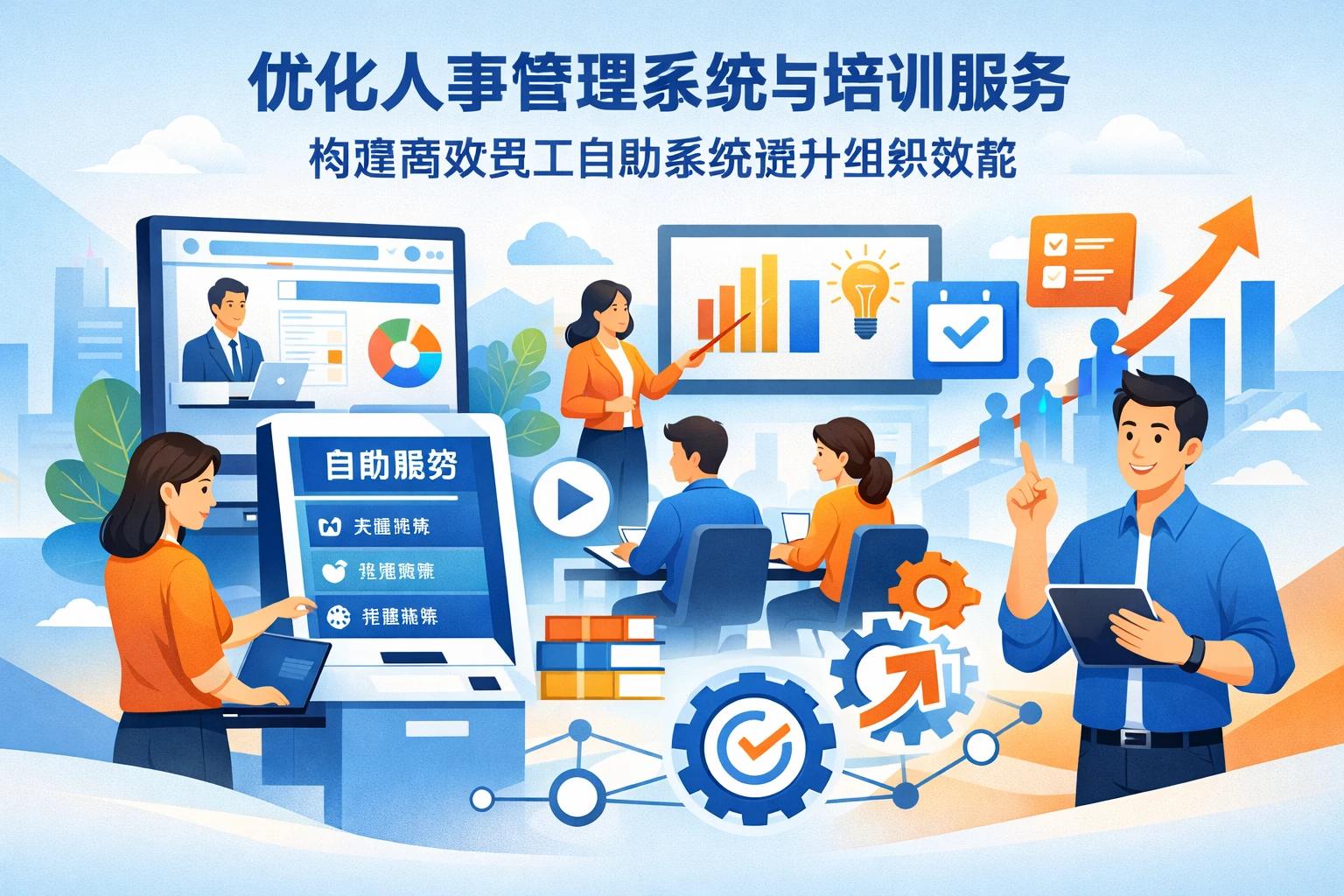 优化人事管理系统与培训服务，构建高效员工自助系统提升组织效能