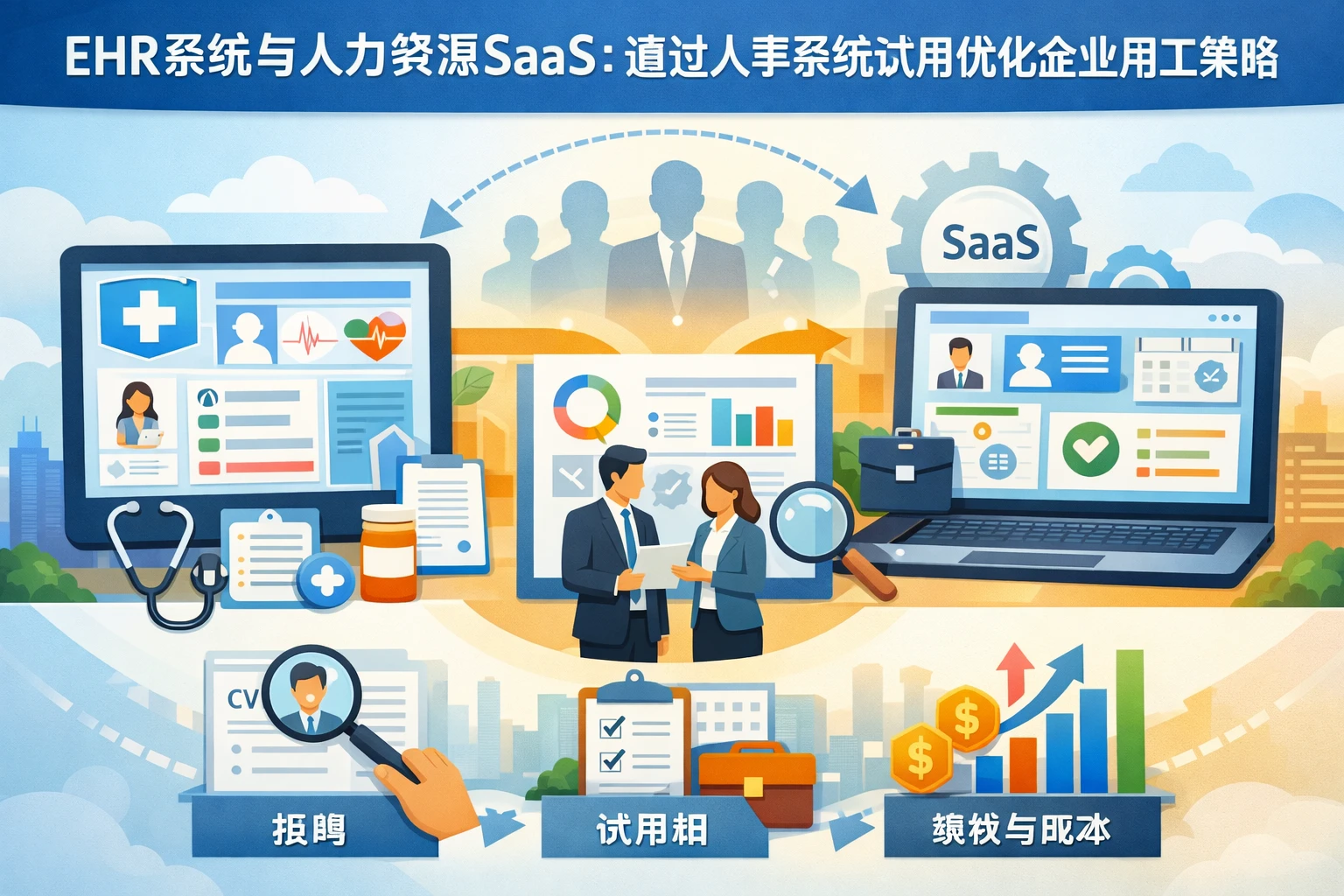 EHR系统与人力资源SaaS：通过人事系统试用优化企业用工策略