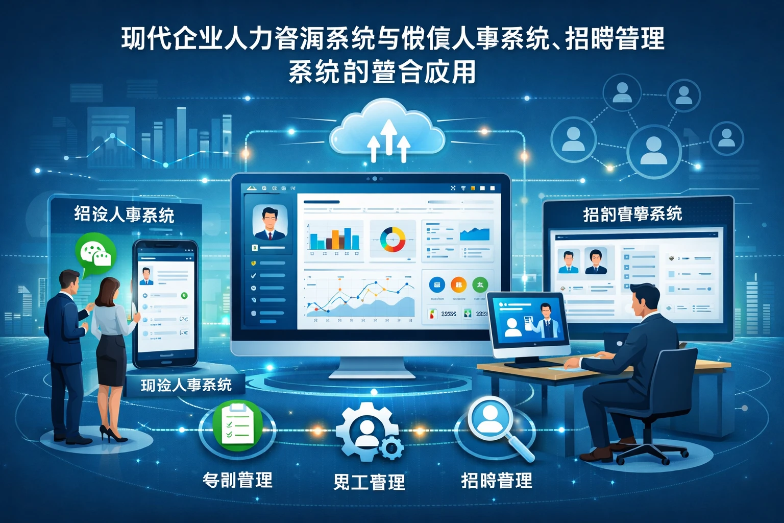 现代企业人力资源系统与微信人事系统、招聘管理系统的整合应用