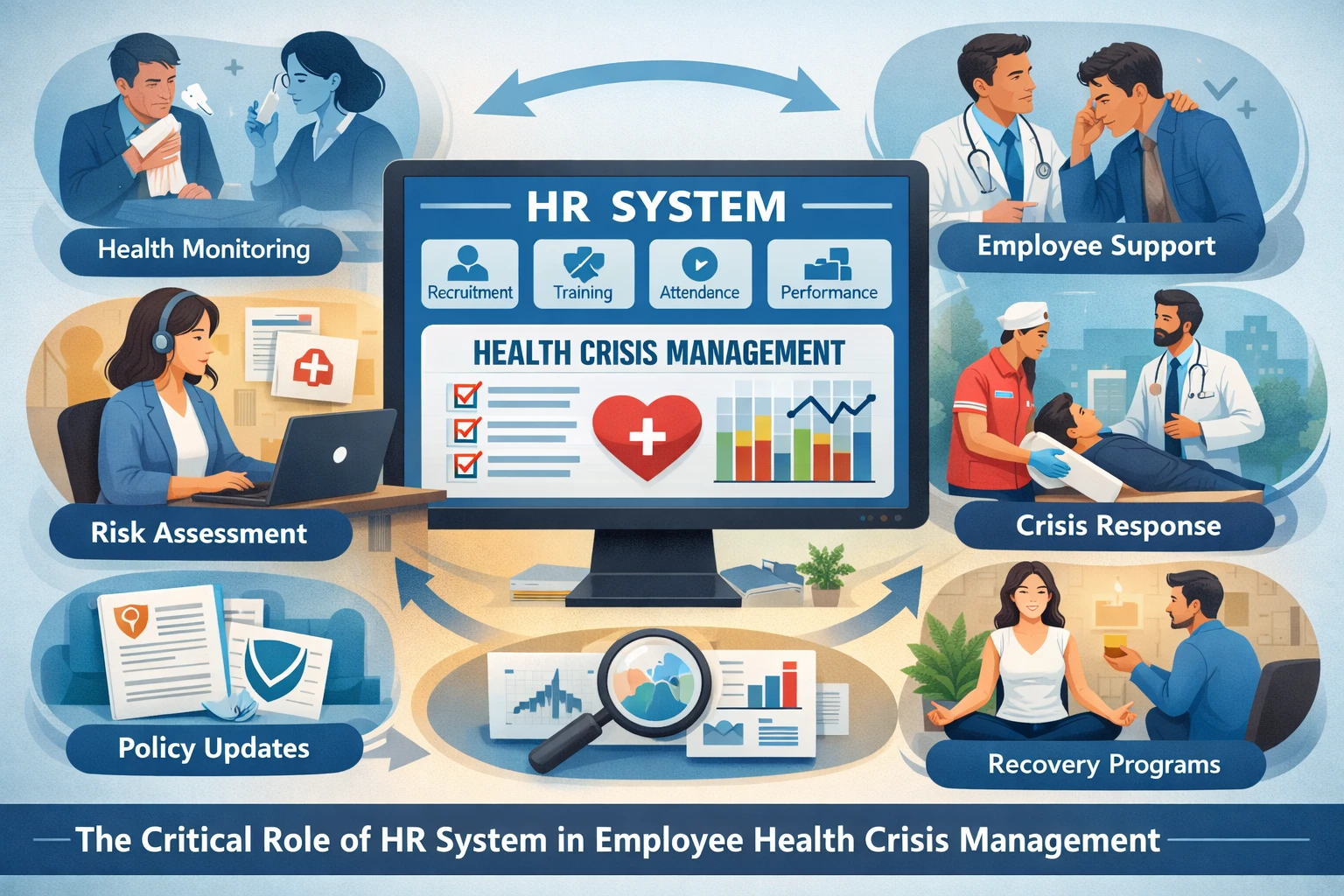 人力资源全流程系统在员工健康危机管理中的关键作用