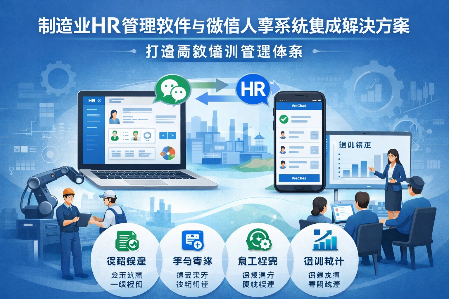制造业HR管理软件与微信人事系统集成解决方案:打造高效培训管理体系