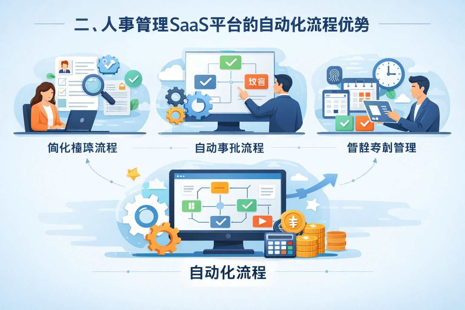 二、人事管理SaaS平台的自动化流程优势