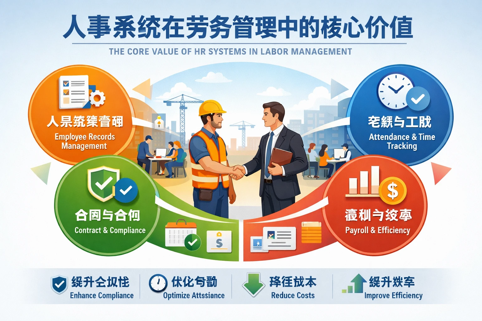 人事系统在劳务管理中的核心价值