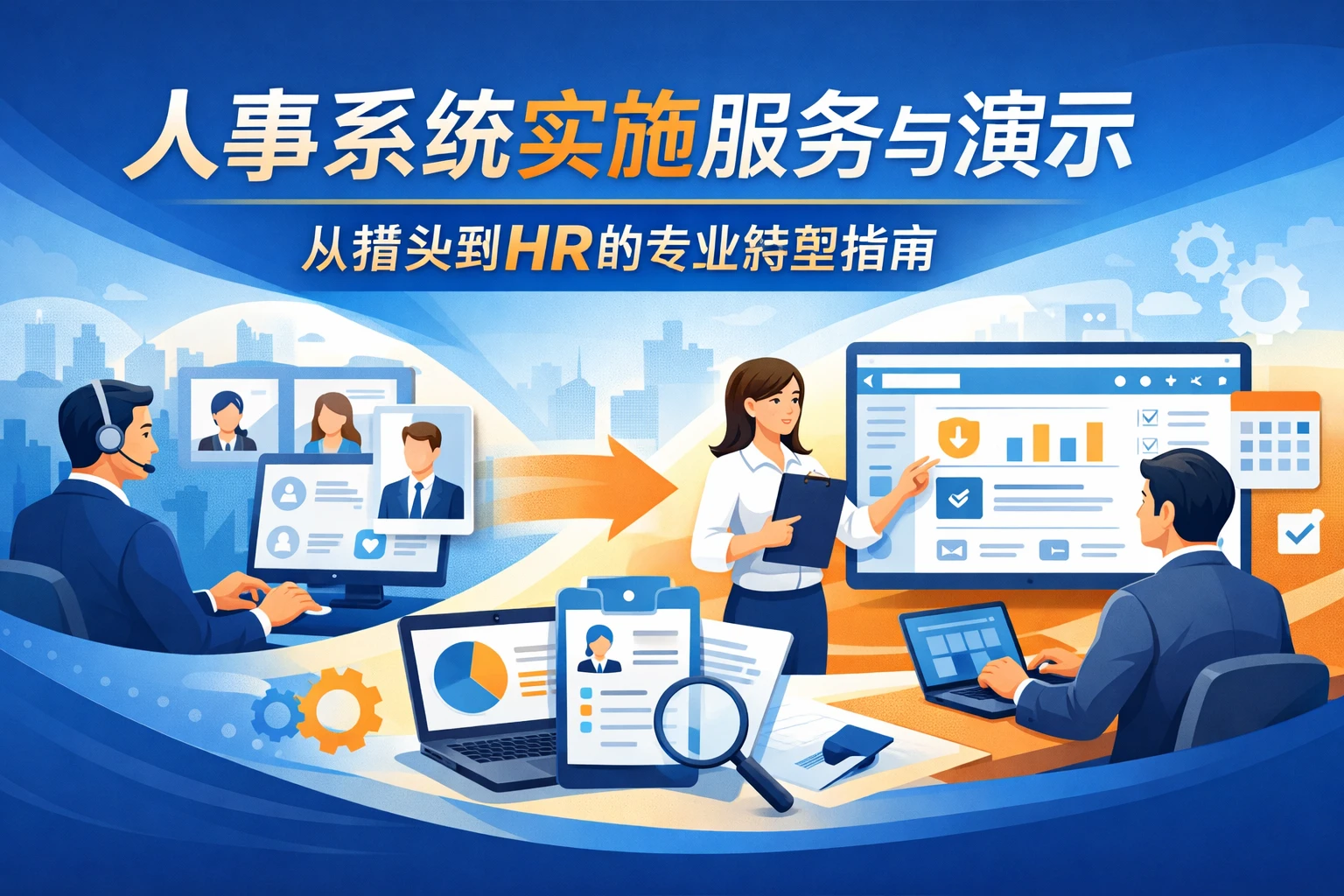 人事系统实施服务与演示：从猎头到HR的专业转型指南