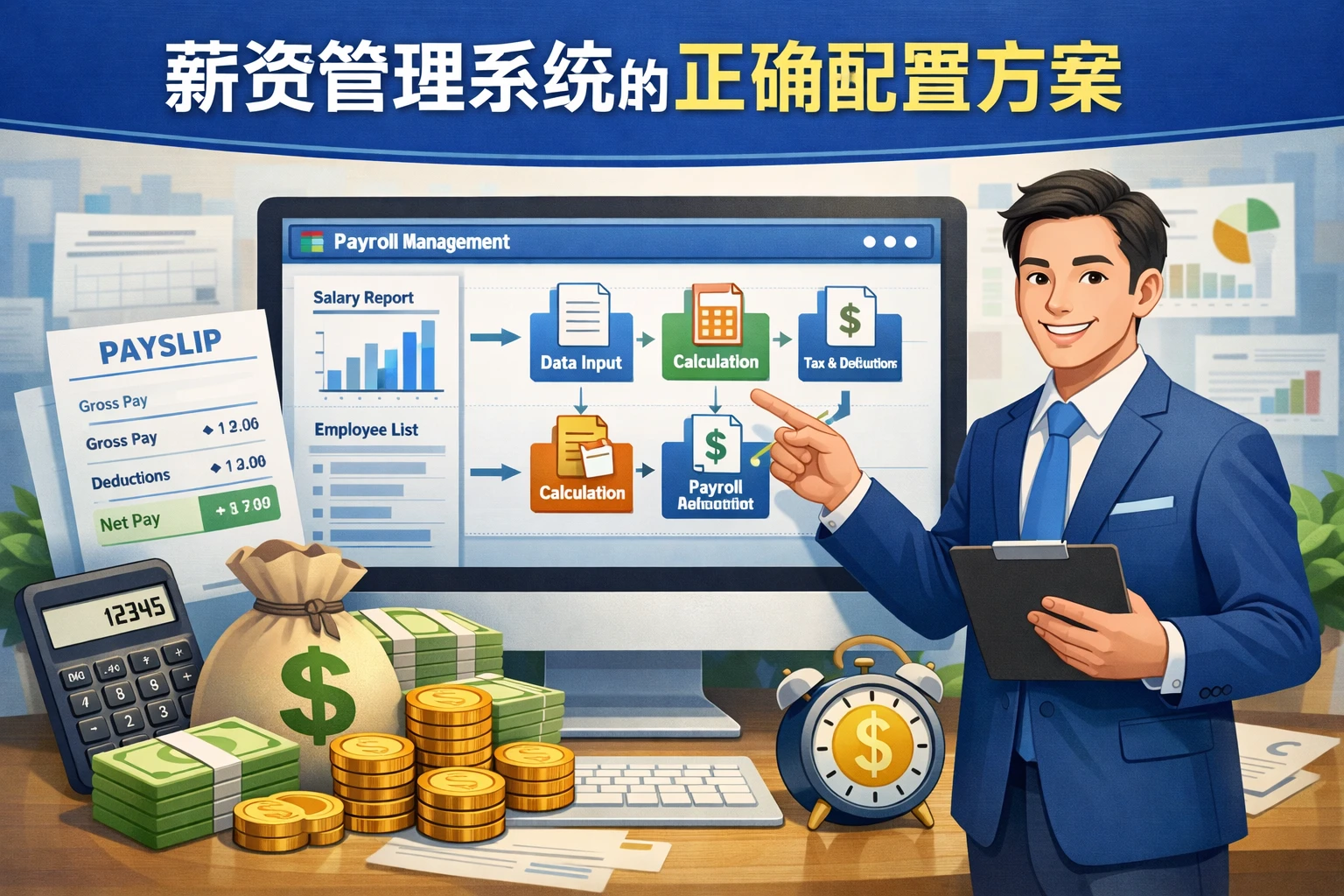 薪资管理系统的正确配置方案