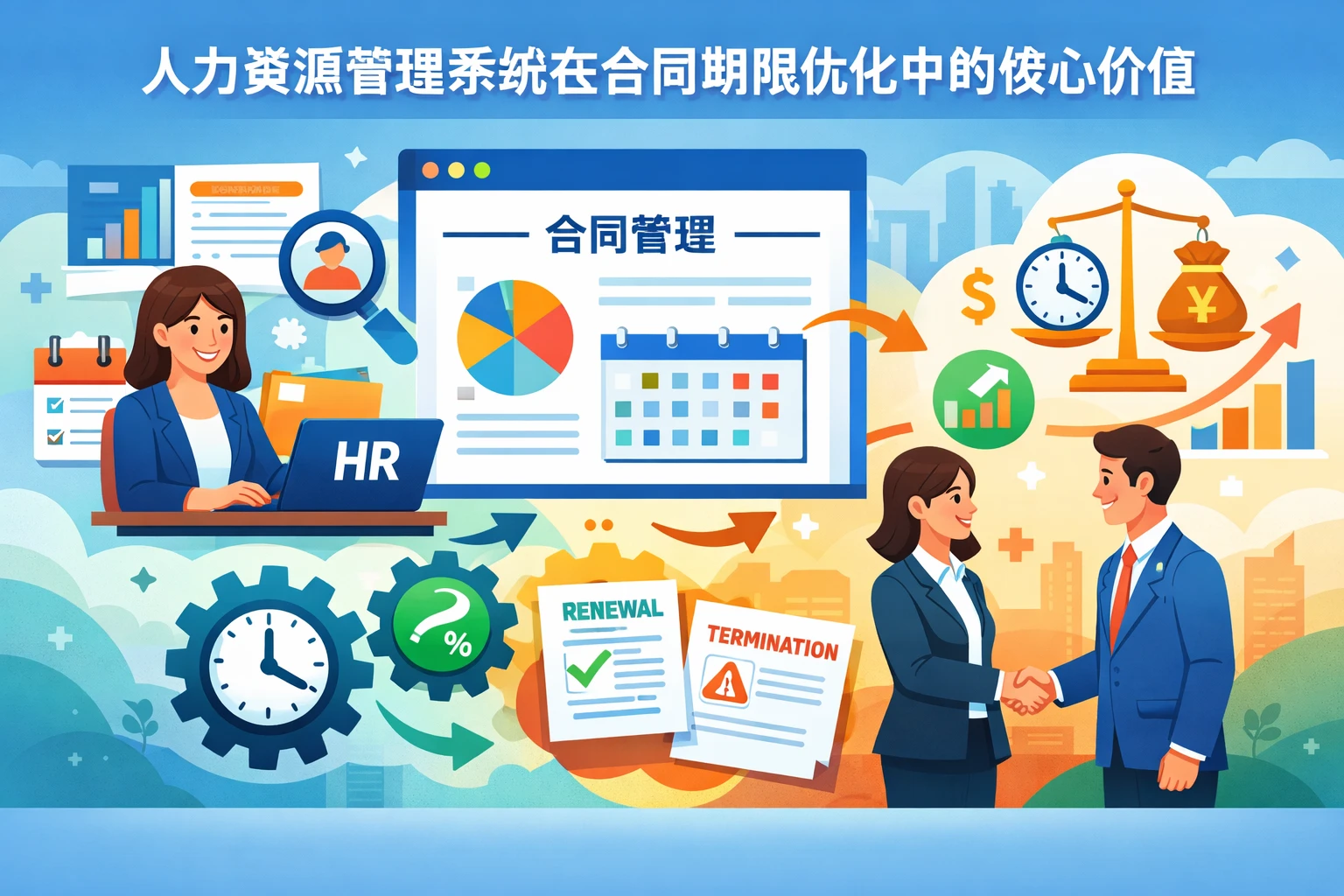 人力资源管理系统在合同期限优化中的核心价值